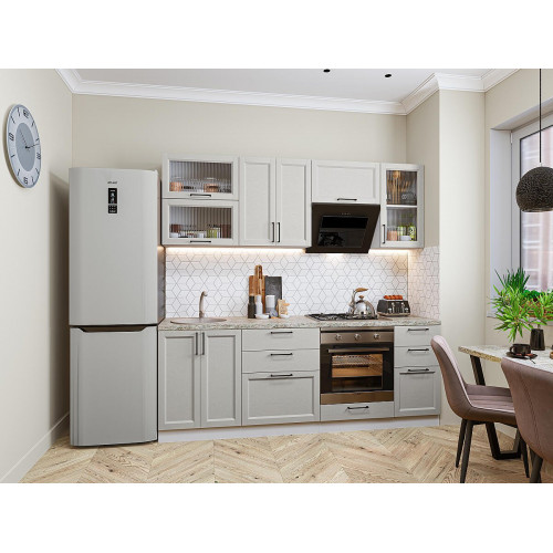 Сканди-02 Grey Silkwood/Белый 2140*2200*600 Сканди-02 Grey Silkwood/Белый 2140*2200*600