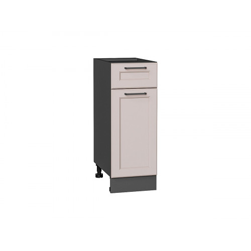 816*300*484 Шкаф нижний с 1-ой дверцей и ящиком Барселона Кашемир/Graphite