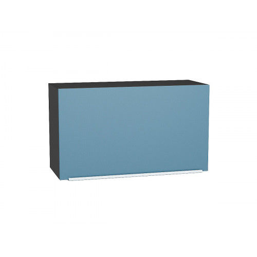 460*800* Шкаф верхний горизонтальный Фьюжн Silky Blue Graphite