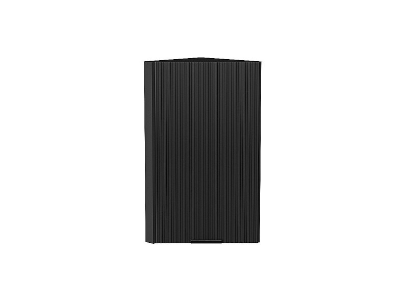 716*300*304 Шкаф верхний торцевой Евро Лайн Антрацит Graphite