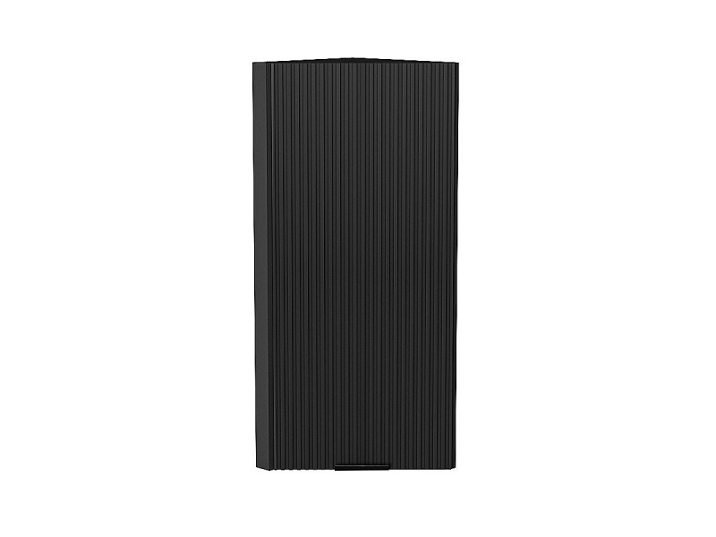 920*300*304 Шкаф верхний торцевой Евро Лайн Антрацит Graphite