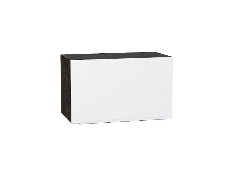 358*600* Шкаф верхний горизонтальный Фьюжн Silky White Graphite