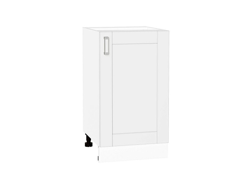 Кухня 816*450*Шкаф нижний с 1-ой дверцей Лофт White Silk/Белый